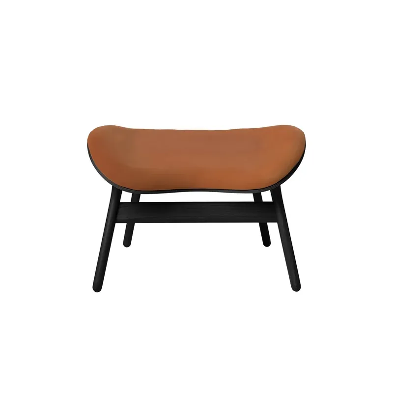 A Conversation Piece Ottoman Fotpall Black Oak/Dunes Rust Outlet